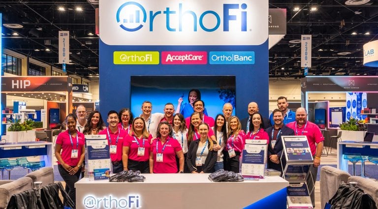 OrthoFi Employees at AAO conference for Orthodontists