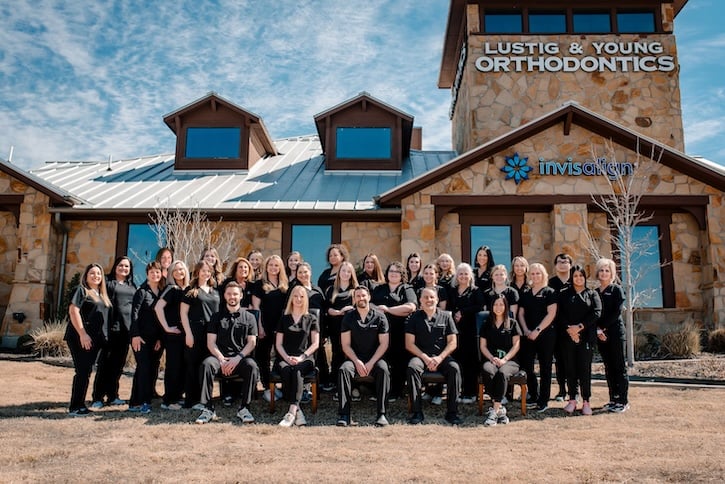 Dr. Lustig and his orthodontic staff